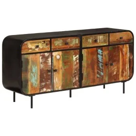 Aparador de madera maciza reciclada y metal 140x35x70 cm de vidaXL, Aparadores - Ref: Foro24-355845, Precio: 443,53 €, Descue...