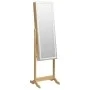 Espejo de pie con joyero y luces LED de vidaXL, Espejos - Ref: Foro24-353264, Precio: 137,49 €, Descuento: %