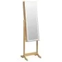 Espejo de pie con joyero y luces LED de vidaXL, Espejos - Ref: Foro24-353264, Precio: 137,49 €, Descuento: %