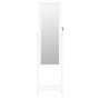 Espejo de pie con joyero y luces LED blanco de vidaXL, Espejos - Ref: Foro24-353265, Precio: 141,29 €, Descuento: %