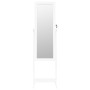 Espejo de pie con joyero y luces LED blanco de vidaXL, Espejos - Ref: Foro24-353259, Precio: 146,22 €, Descuento: %