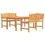 Juego de comedor para jardín 3 pzas madera maciza de teca de vidaXL, Conjuntos de jardín - Ref: Foro24-3157943, Precio: 825,6...