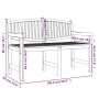 Juego de comedor para jardín 3 pzas madera maciza de teca de vidaXL, Conjuntos de jardín - Ref: Foro24-3157943, Precio: 825,6...