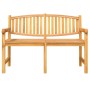 Juego de comedor para jardín 5 piezas madera maciza de teca de vidaXL, Conjuntos de jardín - Ref: Foro24-3157945, Precio: 1,0...