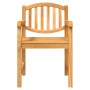 Juego de comedor para jardín 5 piezas madera maciza de teca de vidaXL, Conjuntos de jardín - Ref: Foro24-3157927, Precio: 684...