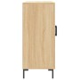 Aparador de madera de ingeniería roble Sonoma 90x34x80 cm de vidaXL, Aparadores - Ref: Foro24-828111, Precio: 92,37 €, Descue...
