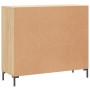 Aparador de madera de ingeniería roble Sonoma 90x34x80 cm de vidaXL, Aparadores - Ref: Foro24-828111, Precio: 92,37 €, Descue...
