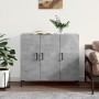 Aparador de madera de ingeniería gris hormigón 90x34x80 cm de vidaXL, Aparadores - Ref: Foro24-828112, Precio: 89,56 €, Descu...