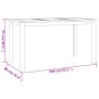 Juego de comedor para jardín 5 piezas madera maciza de teca de vidaXL, Conjuntos de jardín - Ref: Foro24-3157913, Precio: 829...