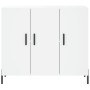 Aparador de madera de ingeniería blanco 90x34x80 cm de vidaXL, Aparadores - Ref: Foro24-828116, Precio: 104,87 €, Descuento: %