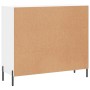 Aparador de madera de ingeniería blanco 90x34x80 cm de vidaXL, Aparadores - Ref: Foro24-828116, Precio: 104,87 €, Descuento: %