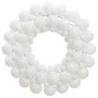 Corona de Navidad poliestireno blanca 45 cm de vidaXL, Adornos festivos - Ref: Foro24-356126, Precio: 18,61 €, Descuento: %