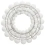 Corona de Navidad poliestireno blanca 45 cm de vidaXL, Adornos festivos - Ref: Foro24-356126, Precio: 18,61 €, Descuento: %