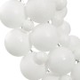 Corona de Navidad poliestireno blanca 45 cm de vidaXL, Adornos festivos - Ref: Foro24-356126, Precio: 18,68 €, Descuento: %