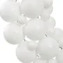 Corona de Navidad poliestireno blanca 45 cm de vidaXL, Adornos festivos - Ref: Foro24-356126, Precio: 18,61 €, Descuento: %