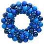 Corona de Navidad poliestireno azul 45 cm de vidaXL, Adornos festivos - Ref: Foro24-356129, Precio: 37,82 €, Descuento: %