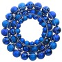 Corona de Navidad poliestireno azul 45 cm de vidaXL, Adornos festivos - Ref: Foro24-356129, Precio: 38,53 €, Descuento: %