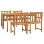 Juego de comedor de jardín 5 piezas madera maciza de acacia de vidaXL, Conjuntos de jardín - Ref: Foro24-3206277, Precio: 531...