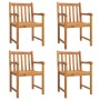 Juego de comedor de jardín 5 piezas madera maciza de acacia de vidaXL, Conjuntos de jardín - Ref: Foro24-3206277, Precio: 531...