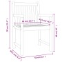 Juego de comedor de jardín 5 piezas madera maciza de acacia de vidaXL, Conjuntos de jardín - Ref: Foro24-3206277, Precio: 531...