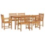 Juego de comedor para jardín 7 piezas madera maciza acacia de vidaXL, Conjuntos de jardín - Ref: Foro24-3206278, Precio: 704,...