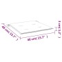 Cojines de silla 2 uds tela estampado de hojas 40x40x3 cm de vidaXL, Cojines para sillas y sofás - Ref: Foro24-361023, Precio...