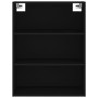 Aparador alto madera contrachapada negro 69,5x34x180 cm de vidaXL, Aparadores - Ref: Foro24-3189374, Precio: 167,74 €, Descue...
