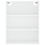Aparador alto madera contrachapada blanco 69,5x34x180 cm de vidaXL, Aparadores - Ref: Foro24-3189381, Precio: 164,33 €, Descu...