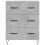 Aparador alto madera contrachapada gris hormigón 69,5x34x180 cm de vidaXL, Aparadores - Ref: Foro24-3189377, Precio: 149,10 €...
