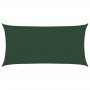 Toldo de vela HDPE verde oscuro 160 g/m² 2,5x5 m en Sombrillas | Comprar online en Foru.es