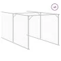 Caseta perro tejado acero galvanizado gris claro 117x1221x123cm de vidaXL, Casetas para perros - Ref: Foro24-3189068, Precio:...