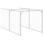 Caseta perro tejado acero galvanizado gris claro 117x1221x123cm de vidaXL, Casetas para perros - Ref: Foro24-3189068, Precio:...
