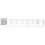 Caseta perros tejado acero galvanizado gris claro 117x813x123cm de vidaXL, Casetas para perros - Ref: Foro24-3189066, Precio:...