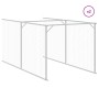 Caseta perros con tejado acero galvanizado gris 117x609x123 cm de vidaXL, Casetas para perros - Ref: Foro24-3189060, Precio: ...