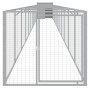Caseta perro corral acero galvanizado gris claro 110x1221x110cm de vidaXL, Casetas para perros - Ref: Foro24-3189088, Precio:...