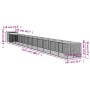 Caseta perro corral acero galvanizado gris claro 110x1221x110cm de vidaXL, Casetas para perros - Ref: Foro24-3189088, Precio:...