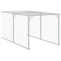 Gallinero con corral acero galvanizado gris 110x813x110 cm de vidaXL, Jaulas y habitáculos para animales pequeños - Ref: Foro...
