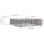 Perrera exterior con techo acero galvanizado plata 10x10x2,5 m de vidaXL, Casetas y cercados para perros - Ref: Foro24-319048...