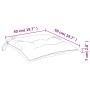 Cojines de silla 6 uds tela Oxford turquesa 50x50x7 cm de vidaXL, Cojines para sillas y sofás - Ref: Foro24-361563, Precio: 4...