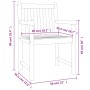 Juego de comedor de jardín 5 piezas madera maciza de acacia de vidaXL, Conjuntos de jardín - Ref: Foro24-3206276, Precio: 479...