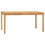 Juego de comedor para jardín 5 piezas madera maciza de teca de vidaXL, Conjuntos de jardín - Ref: Foro24-3157931, Precio: 714...