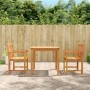 Juego de comedor de jardín 3 piezas madera maciza de acacia de vidaXL, Conjuntos de jardín - Ref: Foro24-3206275, Precio: 300...