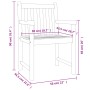 Juego de comedor de jardín 3 piezas madera maciza de acacia de vidaXL, Conjuntos de jardín - Ref: Foro24-3206275, Precio: 300...