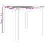 Juego de comedor de jardín 3 piezas madera maciza de acacia de vidaXL, Conjuntos de jardín - Ref: Foro24-3206275, Precio: 300...