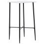 Juego de mesa alta y taburetes 5 piezas tela gris oscuro de vidaXL, muebles para cocinas y comedores - Ref: Foro24-3050007, P...