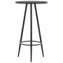 Juego de mesa alta y taburetes 5 piezas tela gris oscuro de vidaXL, muebles para cocinas y comedores - Ref: Foro24-3051126, P...