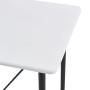 Juego de mesa alta y taburetes 5 piezas tela gris oscuro de vidaXL, muebles para cocinas y comedores - Ref: Foro24-3051186, P...
