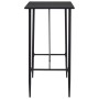 Juego de mesa alta y taburetes 5 piezas tela gris oscuro de vidaXL, muebles para cocinas y comedores - Ref: Foro24-3051295, P...