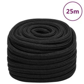Cuerda de barco polipropileno negro intenso 20 mm 25 m de vidaXL, Sogas y cuerdas metálicas - Ref: Foro24-152526, Precio: 49,...