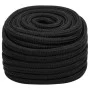 Deep black polypropylene boat rope 20 mm 25 m by vidaXL, Ropes and metal cords - Ref: Foro24-152526, Price: 49,21 €, Discount: %